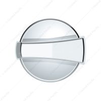 Chrome A/C & Heater Control Knob For Peterbilt
