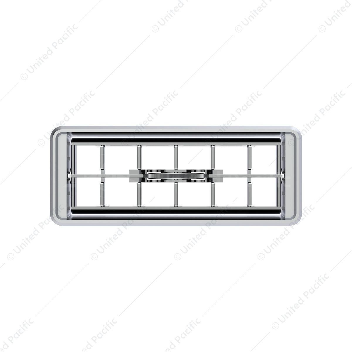 Chrome Plastic A/C Vent For 2001 & Earlier Kenworth - Center