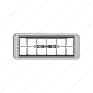Chrome Plastic A/C Vent For 2001 & Earlier Kenworth -Center
