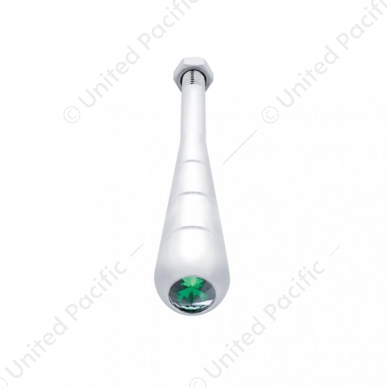4-3/4" Steering Column Tilt Handle With Green Crystal
