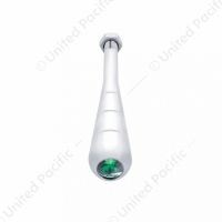 4-3/4" Steering Column Tilt Handle With Green Crystal