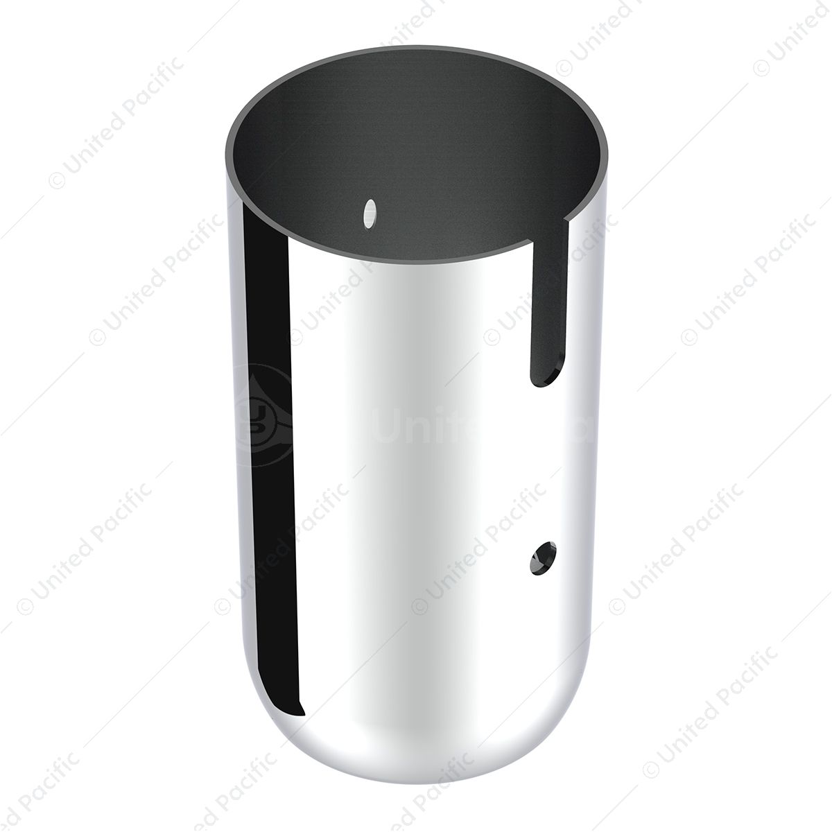 Steel Lower Gearshift Knob Cover - Chrome