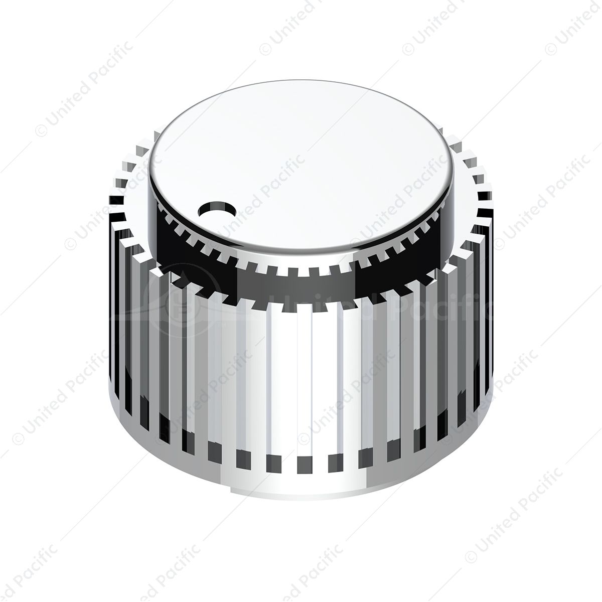 Chrome Plastic 1" Diameter Control Knob