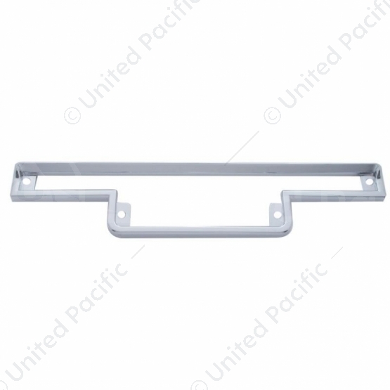 Chrome Plastic Warning Light Panel Bezel With Visor For 1990-2000 Peterbilt 379/378/377