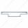 Chrome Plastic Warning Light Panel Bezel With Visor For 1990-2000 Peterbilt 379/378/377