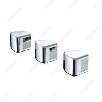Chrome Plastic A/C & Heater Slider Control Knob For Kenworth/Freightliner - Plain (Card Of 3)