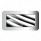 Chrome Plastic A/C Vent For 2001-2005 Peterbilt - Passenger