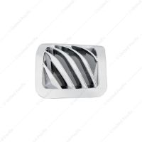 Chrome Plastic A/C Dash Corner Vent For 2006+ Peterbilt - Passenger