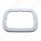 Chrome Plastic 5" X 7" Headlight Bezel