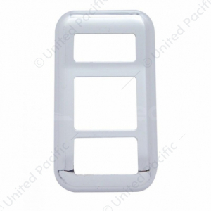Chrome Plastic Switch Trim For 2001-2010 International 9900i/9400i/9200i - Wiper/Washer