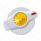 Chrome Plastic A/C Control Knob With Crystal- Amber Crystal