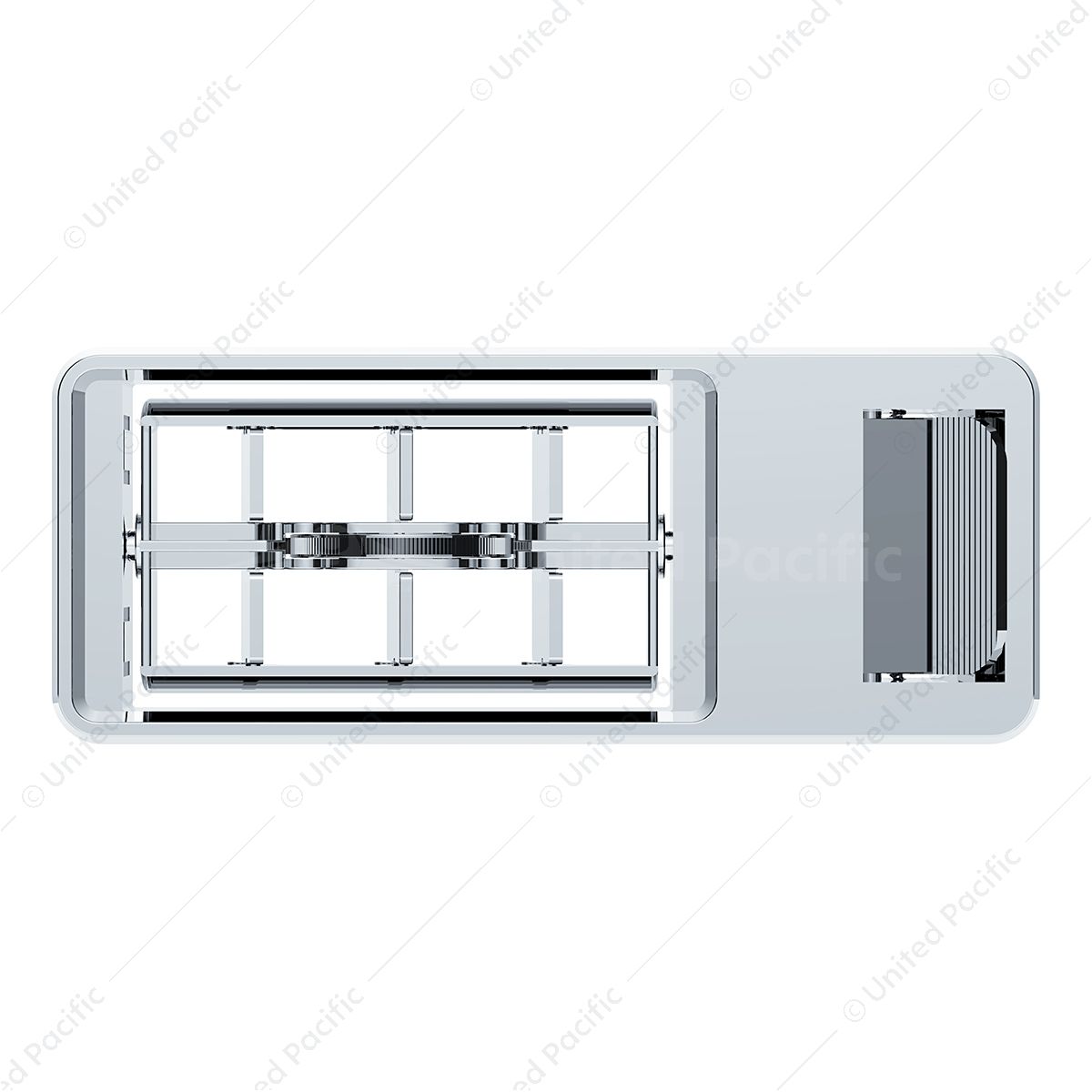 Chrome Plastic A/C Vent For 2001 & Earlier Kenworth - Passenger