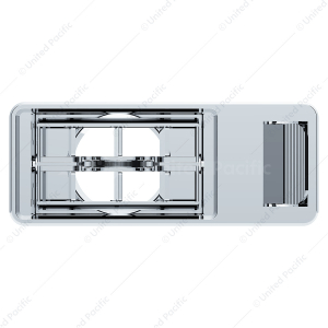 Chrome Plastic A/C Vent For 2001 & Older Kenworth - Driver