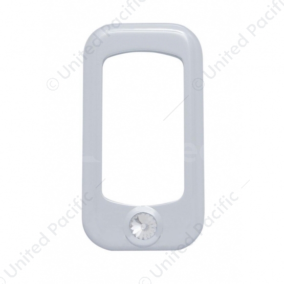 Rocker Switch Bezel For Peterbilt/ Kenworth With Clear Crystal (3-Pack)
