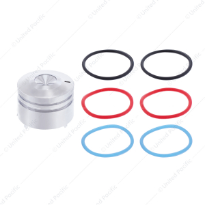 Deluxe Signature A/C Control Knob For Peterbilt - Indented