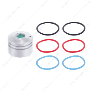 Deluxe Signature A/C Control Knob With Color Crystal For Peterbilt