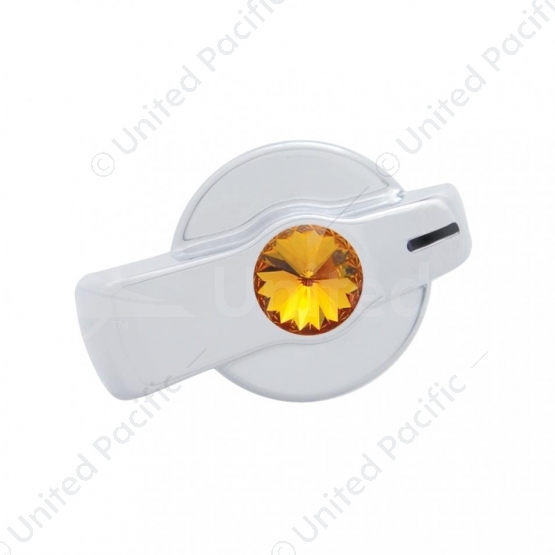 A/C Knob For Freightliner (Older Model) - Amber Crystal