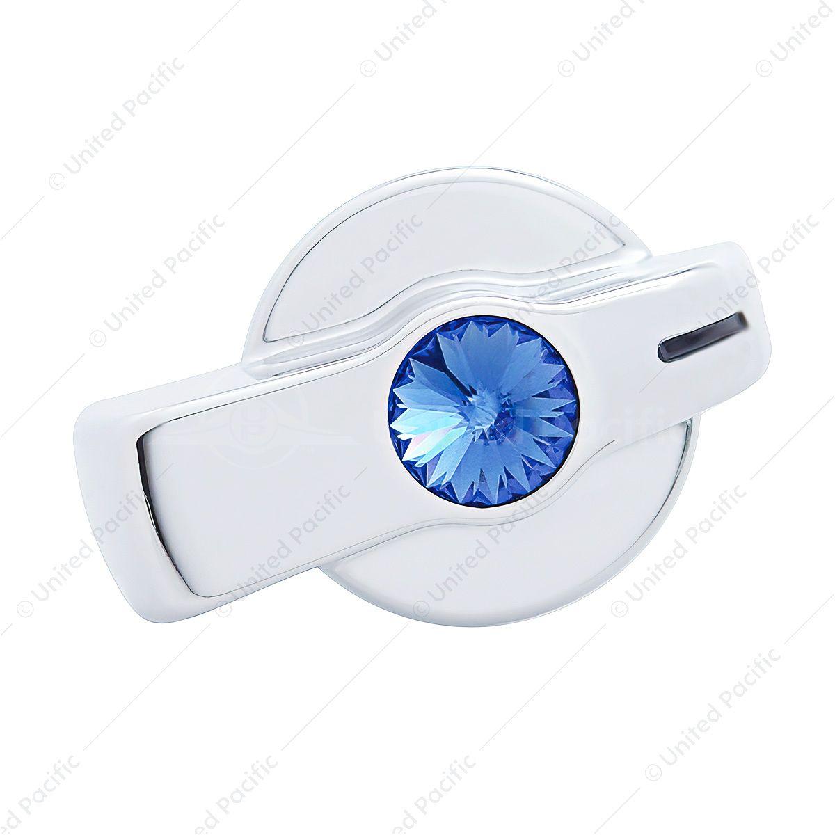 A/C Knob For Freightliner (Older Model) - Blue Crystal