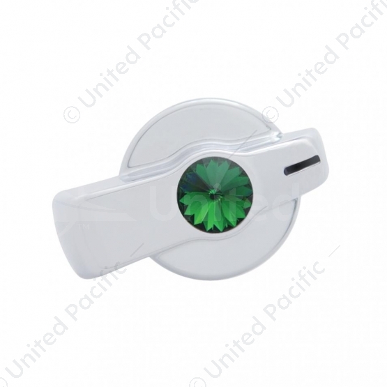 A/C Knob For Freightliner (Older Model) - Green Crystal
