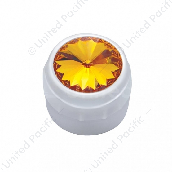 Delphi Radio Knob With Amber Crystal