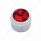 Delphi Radio Knob With Red Crystal