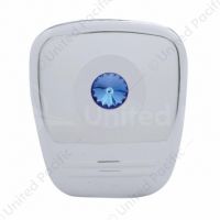 Diagnostic Plug Cover For 2006+ Peterbilt - Blue Crystal