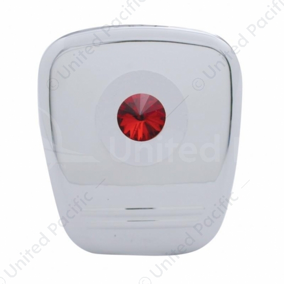 Diagnostic Plug Cover For 2006+ Peterbilt - Red Crystal