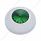 Compartment Knob Cover For 2006+ Peterbilt - Green Crystal (Card of 2)