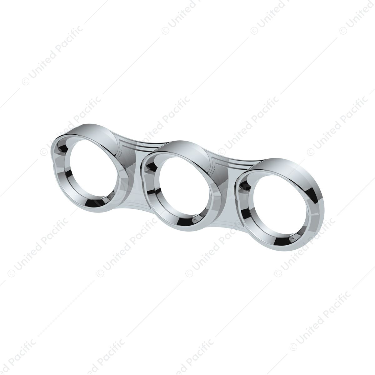 3 Gauge Cluster Cover With Visor For 2006+ Peterbilt - Horizontal