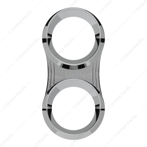 2 Gauge Cluster Bezel With Visor For 2006+ Peterbilt - Vertical