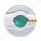 Signature A/C Control Knob For Kenworth - Green Crystal