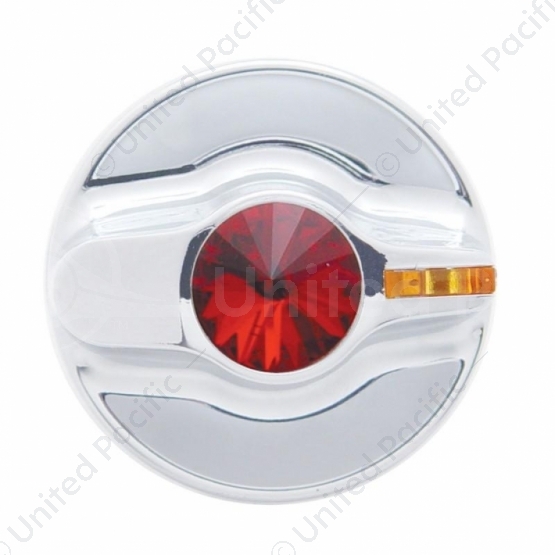 Signature A/C Control Knob For Kenworth - Red Crystal