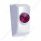 Chrome Rocker Switch Plug With Purple Crystal For 2006+ Kenworth (Card Of 2)
