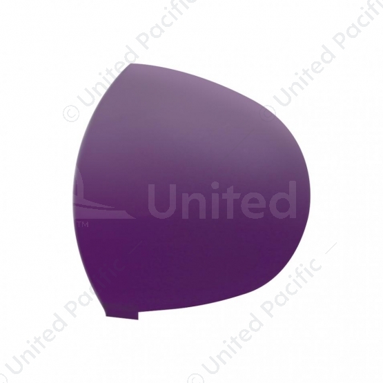 Round Dome Light Lens For 2006+ Kenworth - Purple (Card of 2)