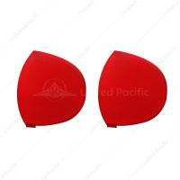 Round Dome Light Lens For 2006+ Kenworth  - Red (Card of 2)