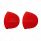 Round Dome Light Lens For 2006+ Kenworth  - Red (Card of 2)