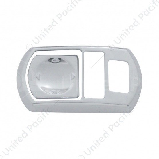 Chrome Plastic Mirror Switch Cover For 2006+ Kenworth W900/T800