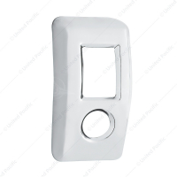 Chrome Plastic Dash Dimmer Switch Trim For 2006+ Kenworth W900/T800/T660/C500