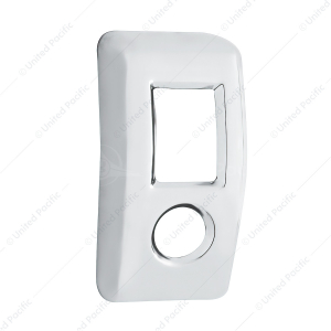 Chrome Plastic Dash Dimmer Switch Trim For 2006+ Kenworth W900/T800/T660/C500