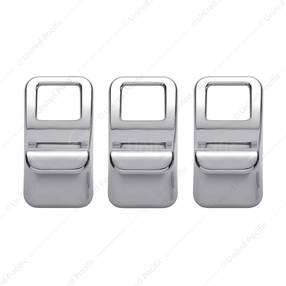Chrome Switch Cover For Kenworth T680/T880/W990 (3-Pack)