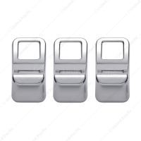 Chrome Switch Cover For Kenworth T680/T880/W990 (3-Pack)