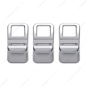 Chrome Switch Cover For Kenworth T680/T880/W990 (3-Pack)
