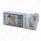 Chrome Plastic A/C Vent With Color Crystal For 2002-2005 Kenworth - Amber Crystal - Passenger
