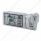 Chrome Plastic A/C Vent With Color Crystal For 2002-2005 Kenworth - Green Crystal - Passenger