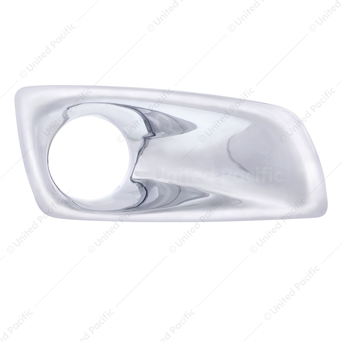 Chrome Plastic Fog Light Cover With Light Opening For 2007-2017 Kenworth T660 - Passenger