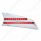 2007+ Kenworth T660 LED Air Intake (Passenger) - Red LED/Red Lens