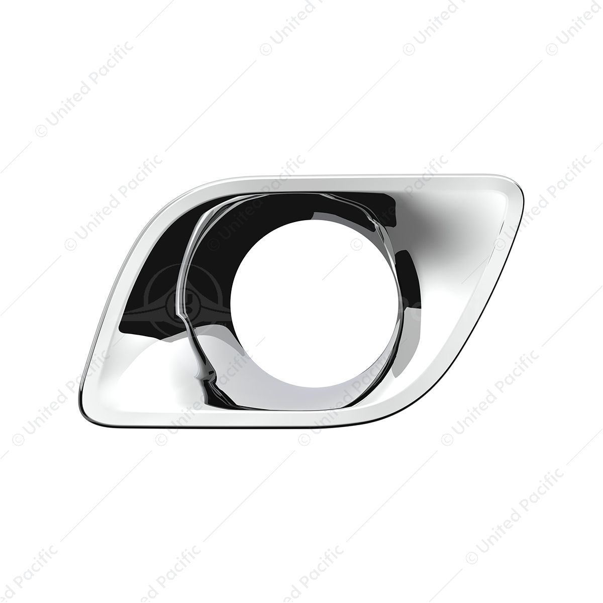 Chrome Plastic Fog Light Bezel For 2013-2021 Kenworth T680-Driver