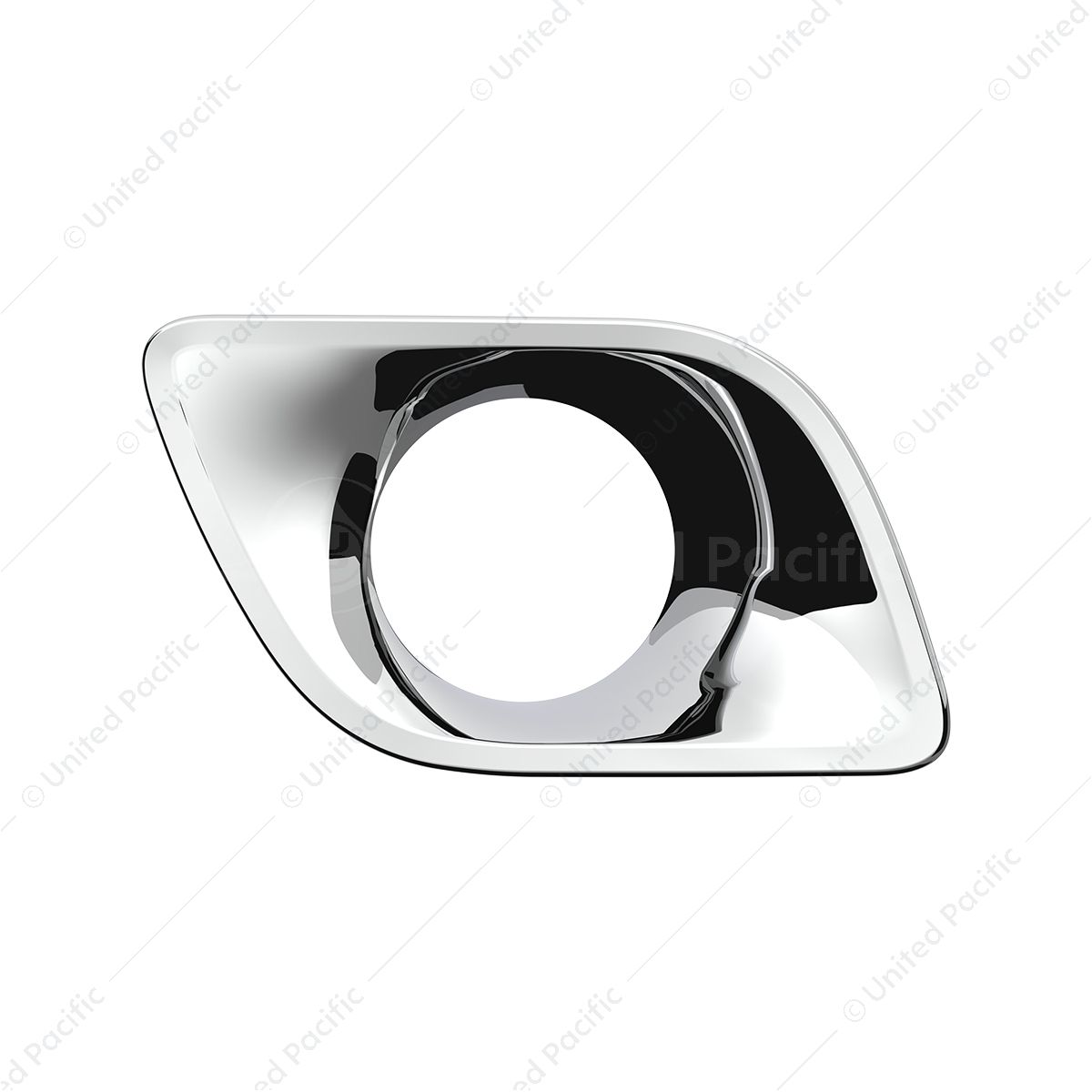Chrome Plastic Fog Light Bezel For 2013-2021 Kenworth T680-Passenger