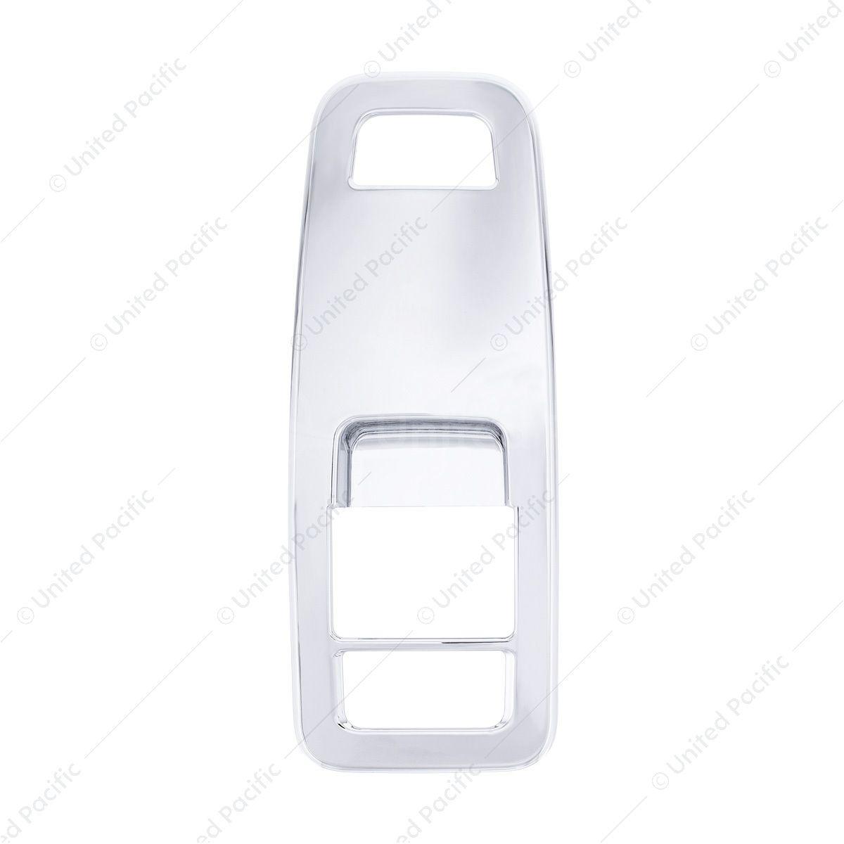 Chrome Plastic Door Switch Cover For 2013-2024 Kenworth T680-Driver (Without Power Mirrors)