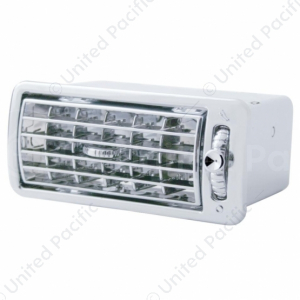 Chrome Plastic A/C Vent For Volvo - Indented